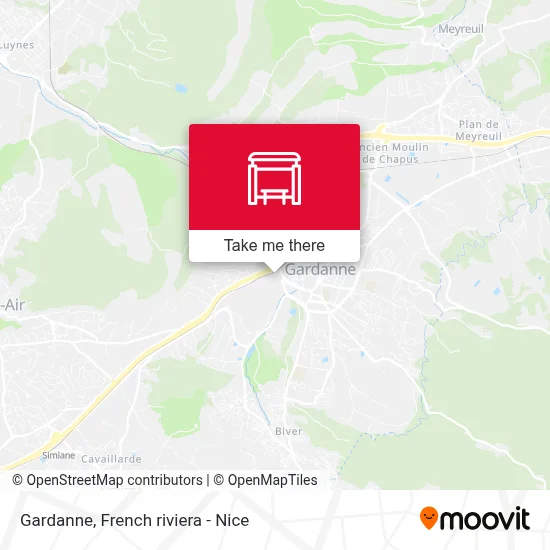 Gardanne map