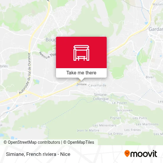 Simiane map
