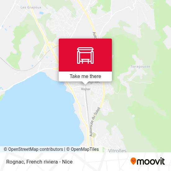 Mapa Rognac