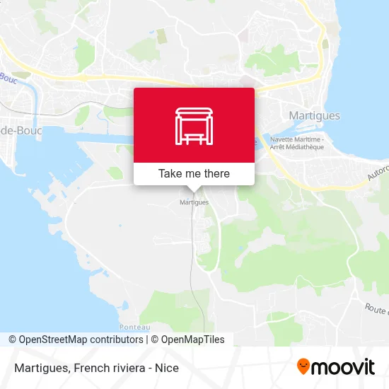 Martigues map
