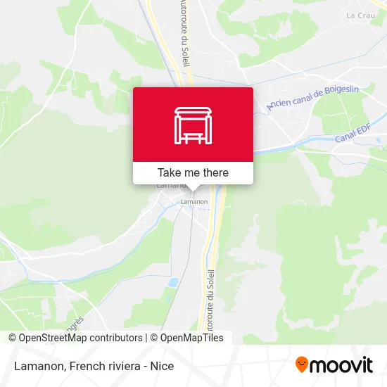 Lamanon map