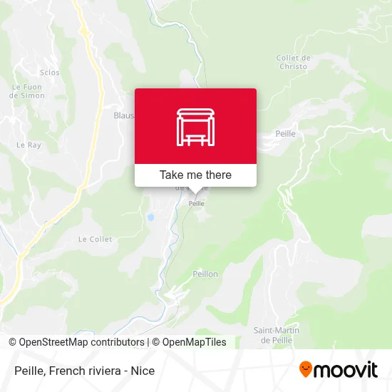 Peille map