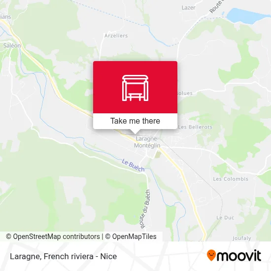 Laragne map