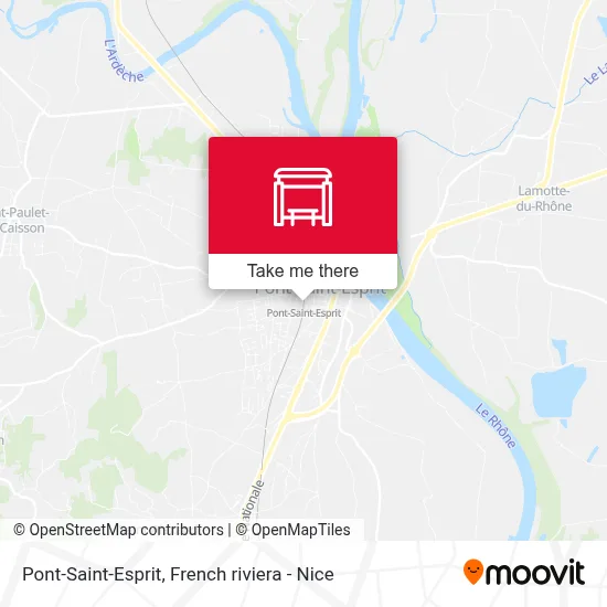 Pont-Saint-Esprit map