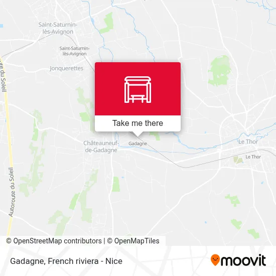 Gadagne map