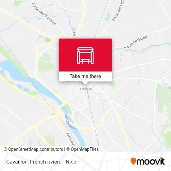 Cavaillon map