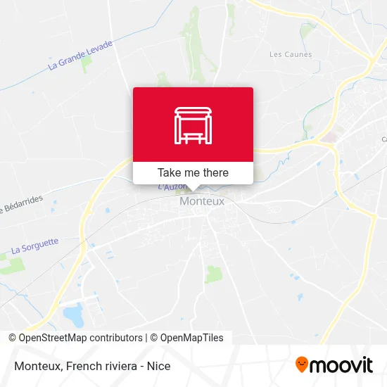 Monteux map