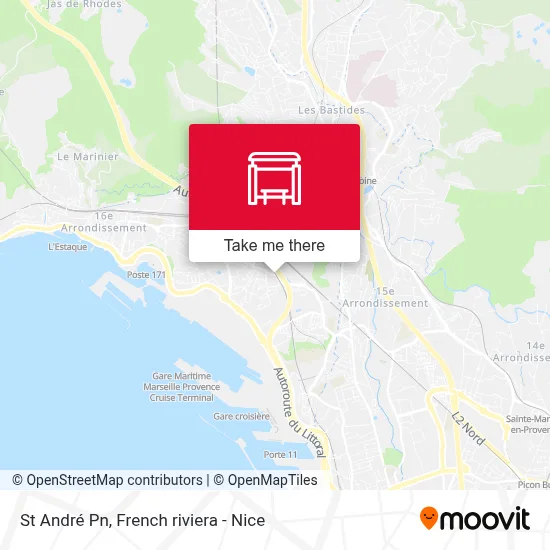 St André Pn map