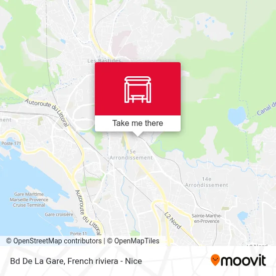 Bd De La Gare map
