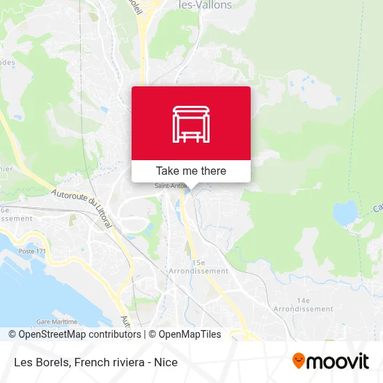 Les Borels map