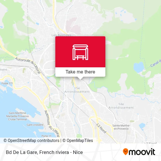 Bd De La Gare map