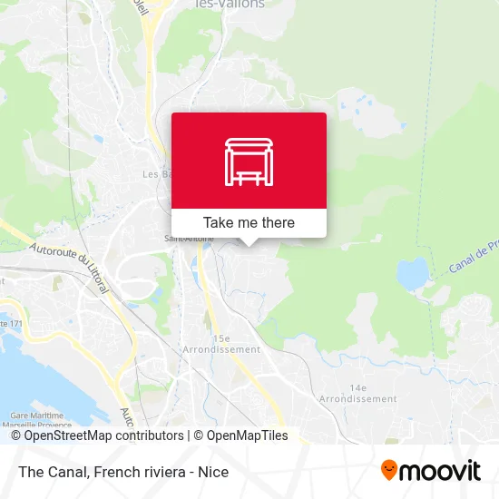 Le Canal map