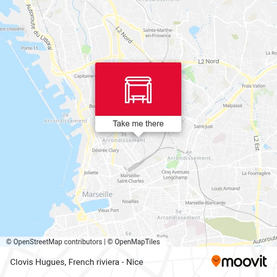Clovis Hugues map