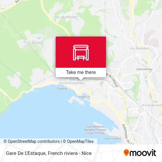 Gare De L'Estaque map
