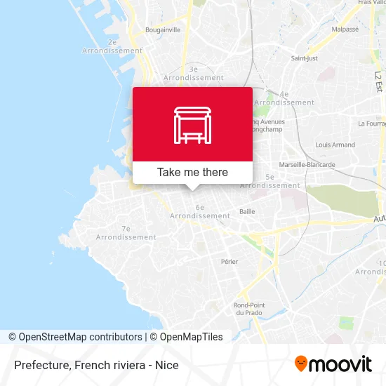 Préfecture map