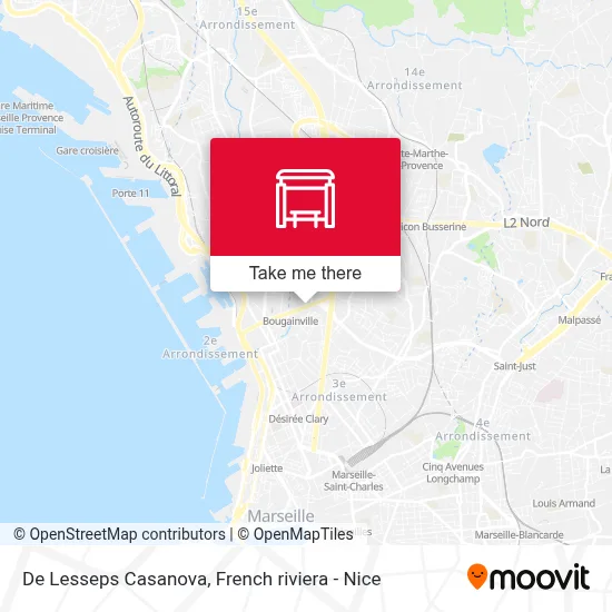 De Lesseps Casanova map