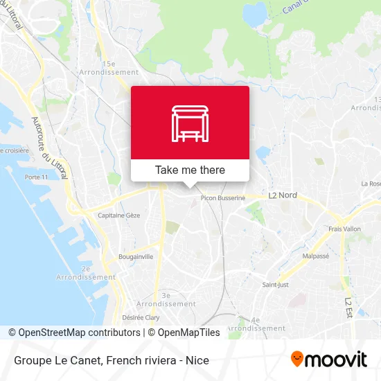 Groupe Le Canet map