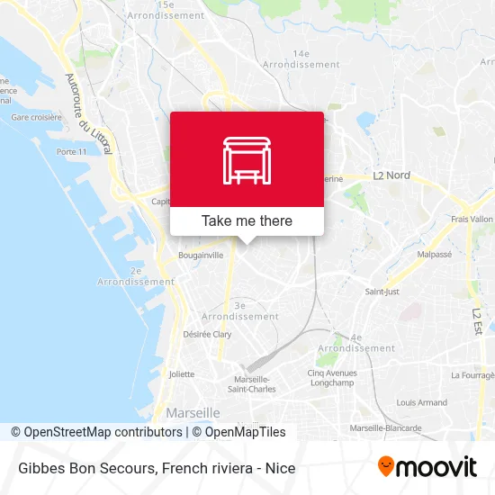 Gibbes Bon Secours map