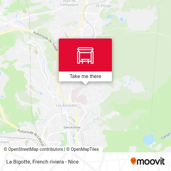 La Bigotte map