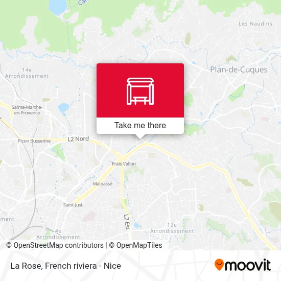 La Rose map