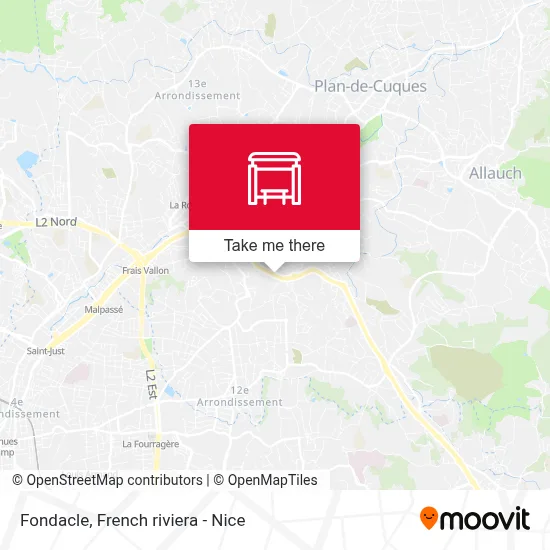 Fondacle map