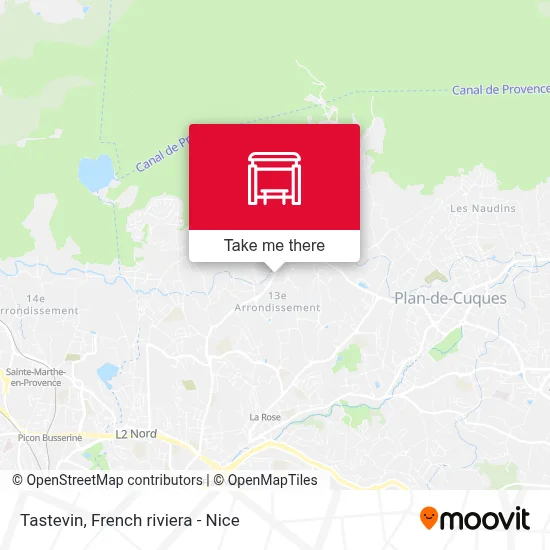 Mapa Tastevin
