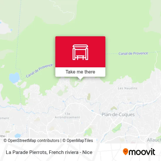 La Parade Pierrots map