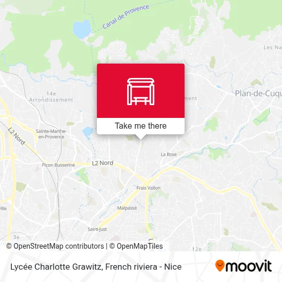 Lycée Charlotte Grawitz map