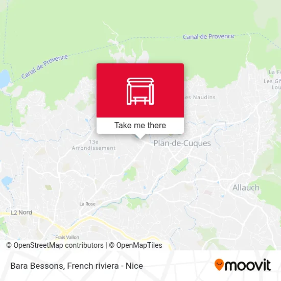 Bara Bessons map