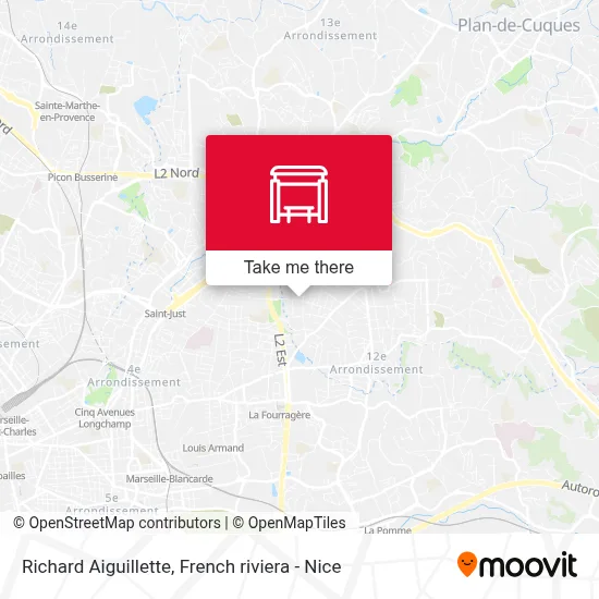 Richard Aiguillette map