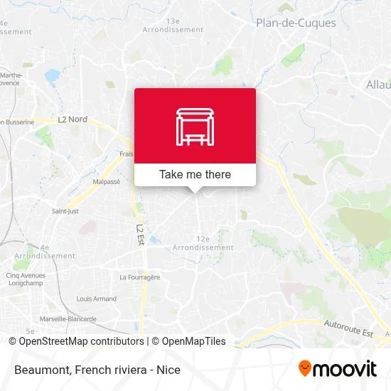 Beaumont map