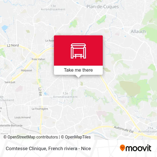 Comtesse Clinique map