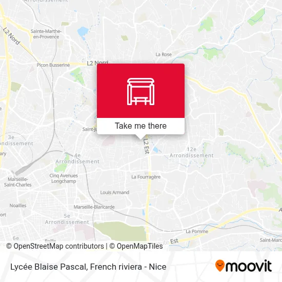 Lycée Blaise Pascal map