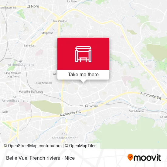 Belle Vue map
