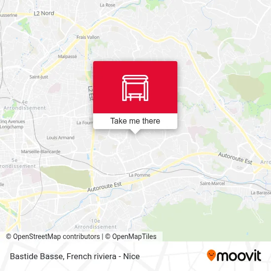 Bastide Basse map
