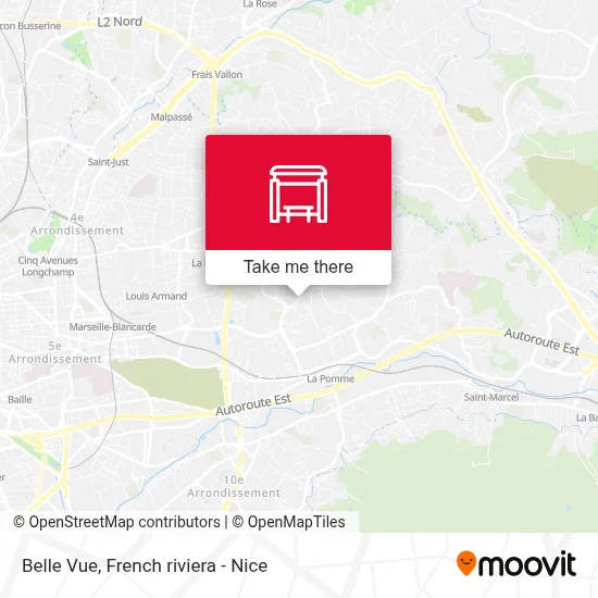 Belle Vue map