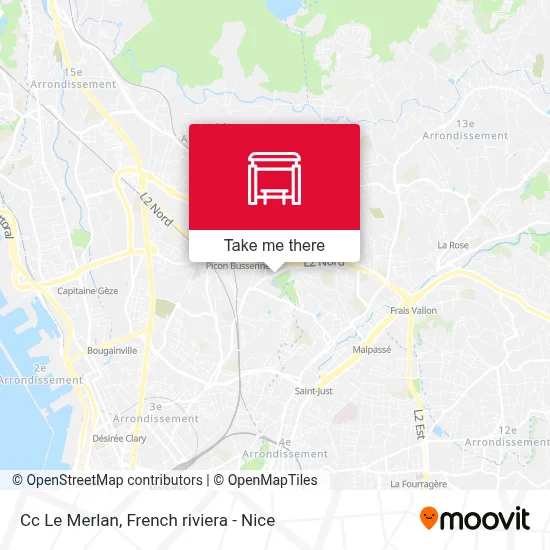 Mapa Cc Le Merlan