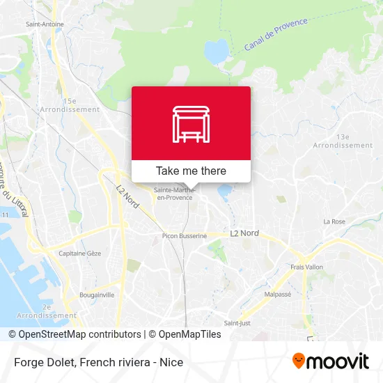 Mapa Forge Dolet
