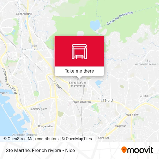 Ste Marthe map
