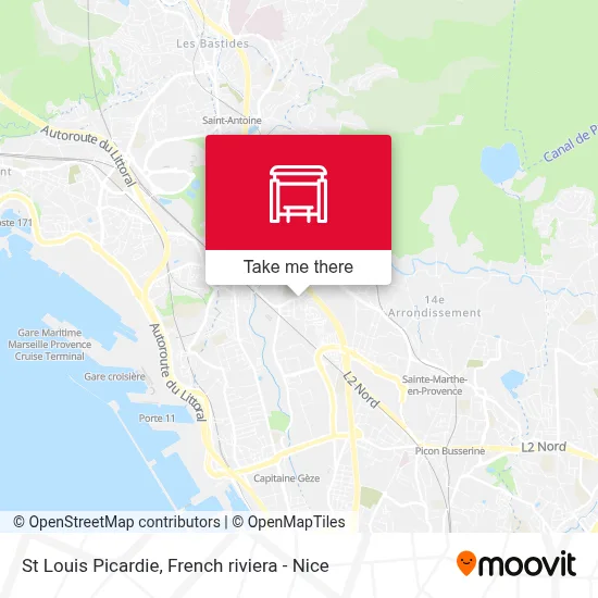 St Louis Picardie map