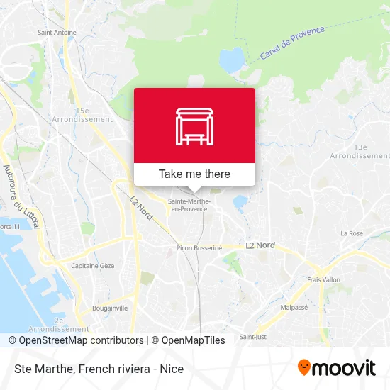 Ste Marthe map