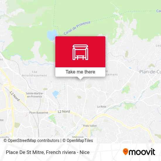 Place De St Mitre map