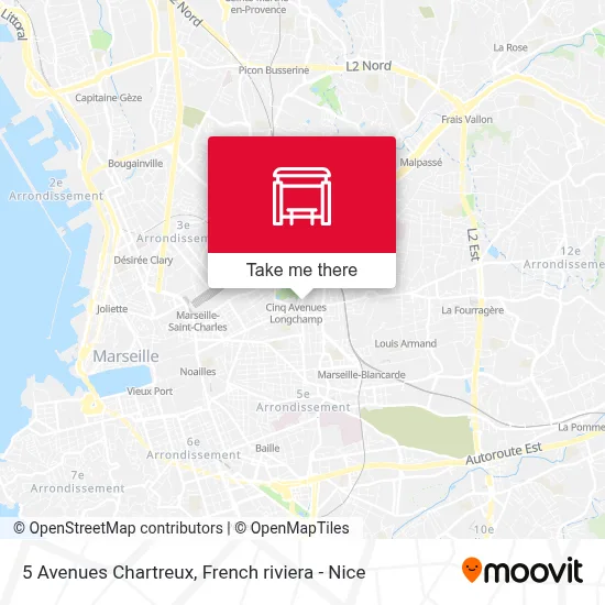 5 Avenues Chartreux map