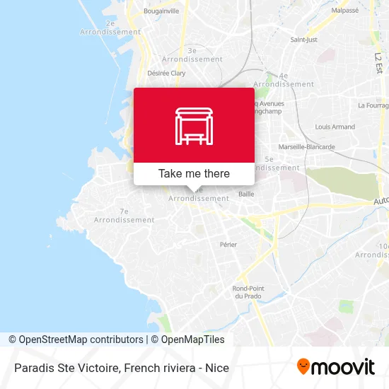 Paradis Ste Victoire map