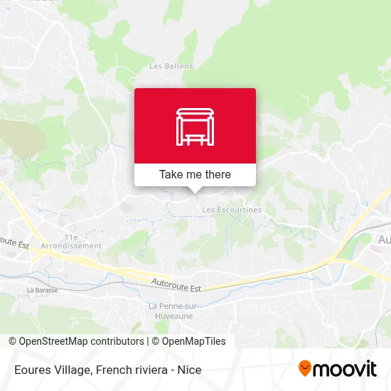 Eoures Village map