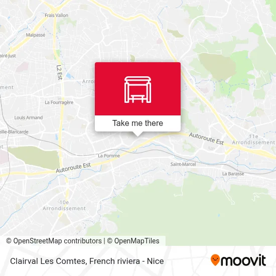 Clairval Les Comtes map