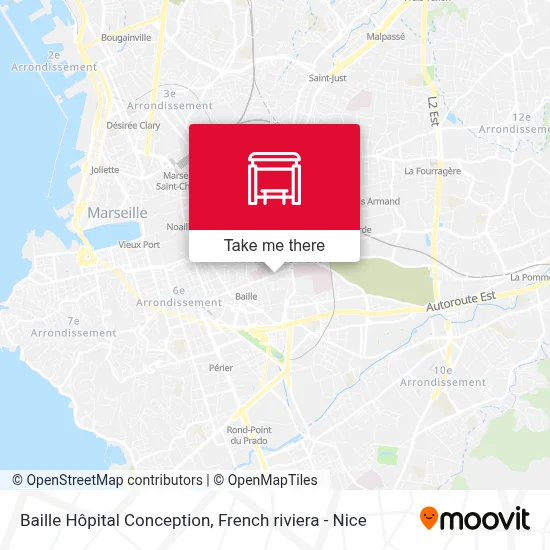 Baille Hôpital Conception map