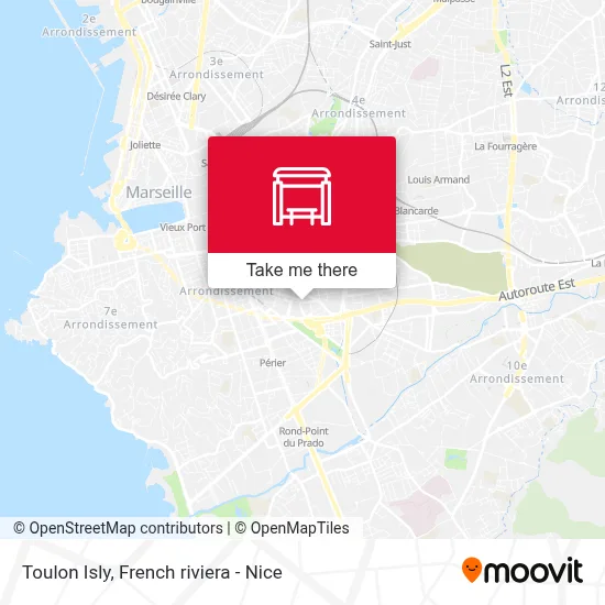 Toulon Isly map