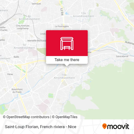 Saint-Loup Florian map