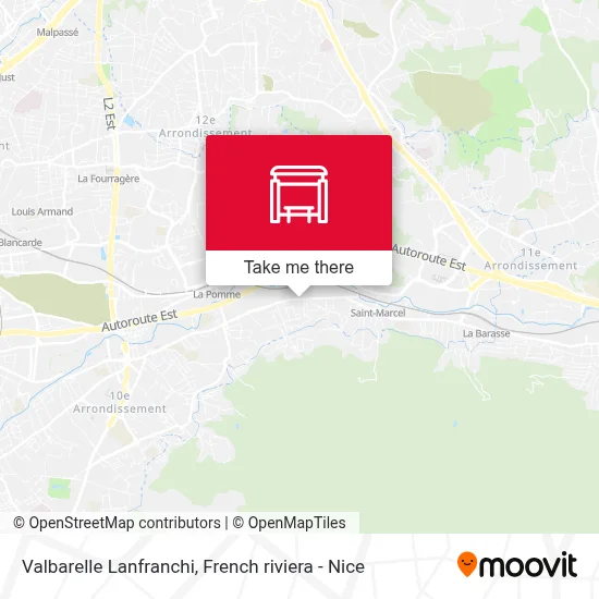 Valbarelle Lanfranchi map